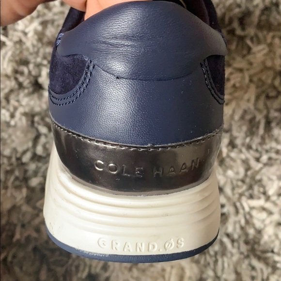 Navy Cole Haan Grand Øs Sneaker (grand crosscourt) - Picture 3 of 7